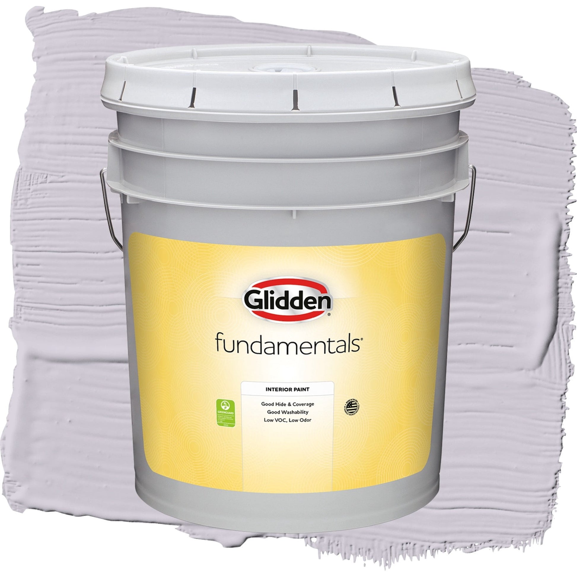Glidden Fundamentals Silver Chalice / Purple, Flat Interior Paint, 5 Gallon