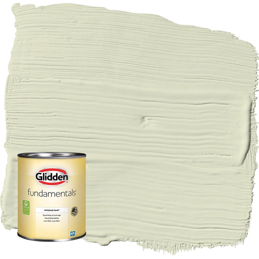 Glidden Fundamentals Pintura Interior de Baile Lento / Verde CÃ¡scara de Huevo, 1 Cuarto