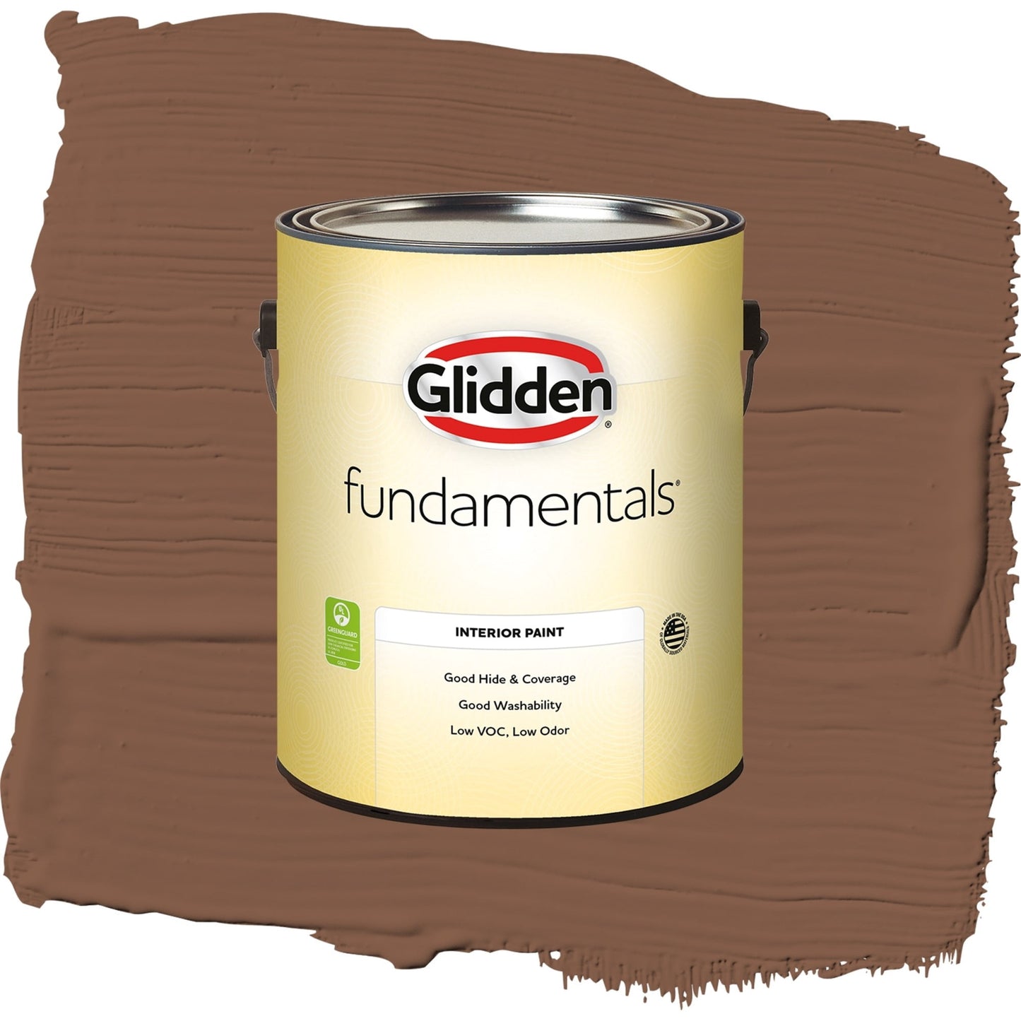 Glidden Fundamentals Spiced Cinnamon / Beige, Semi-Gloss Interior Paint, 1 Gallon