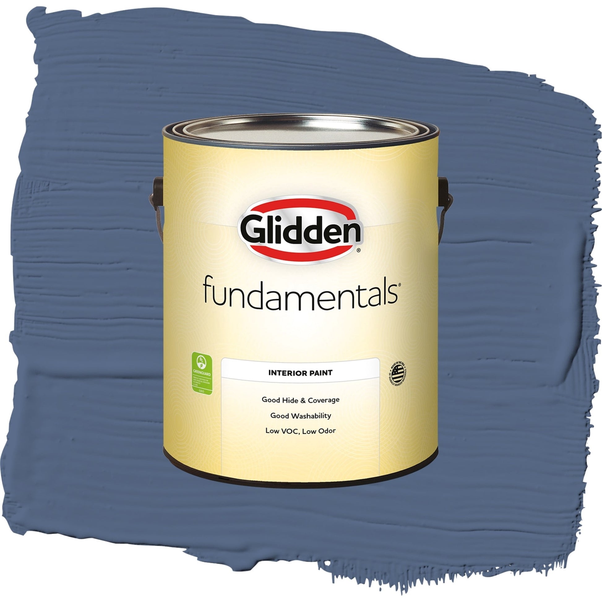 Glidden Fundamentals Stained Glass / Blue, Eggshell Interior Paint, 1 Gallon