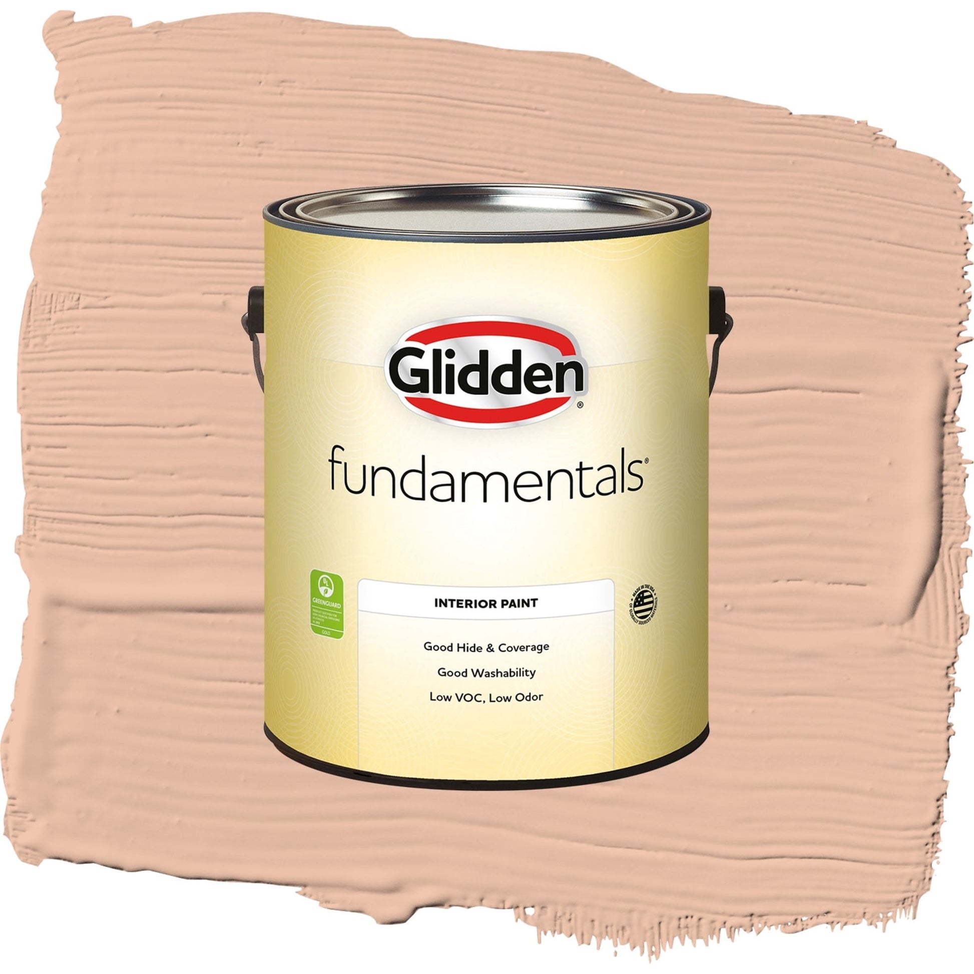 Glidden Fundamentals Starfish / Orange, Eggshell Interior Paint, 1 Gallon