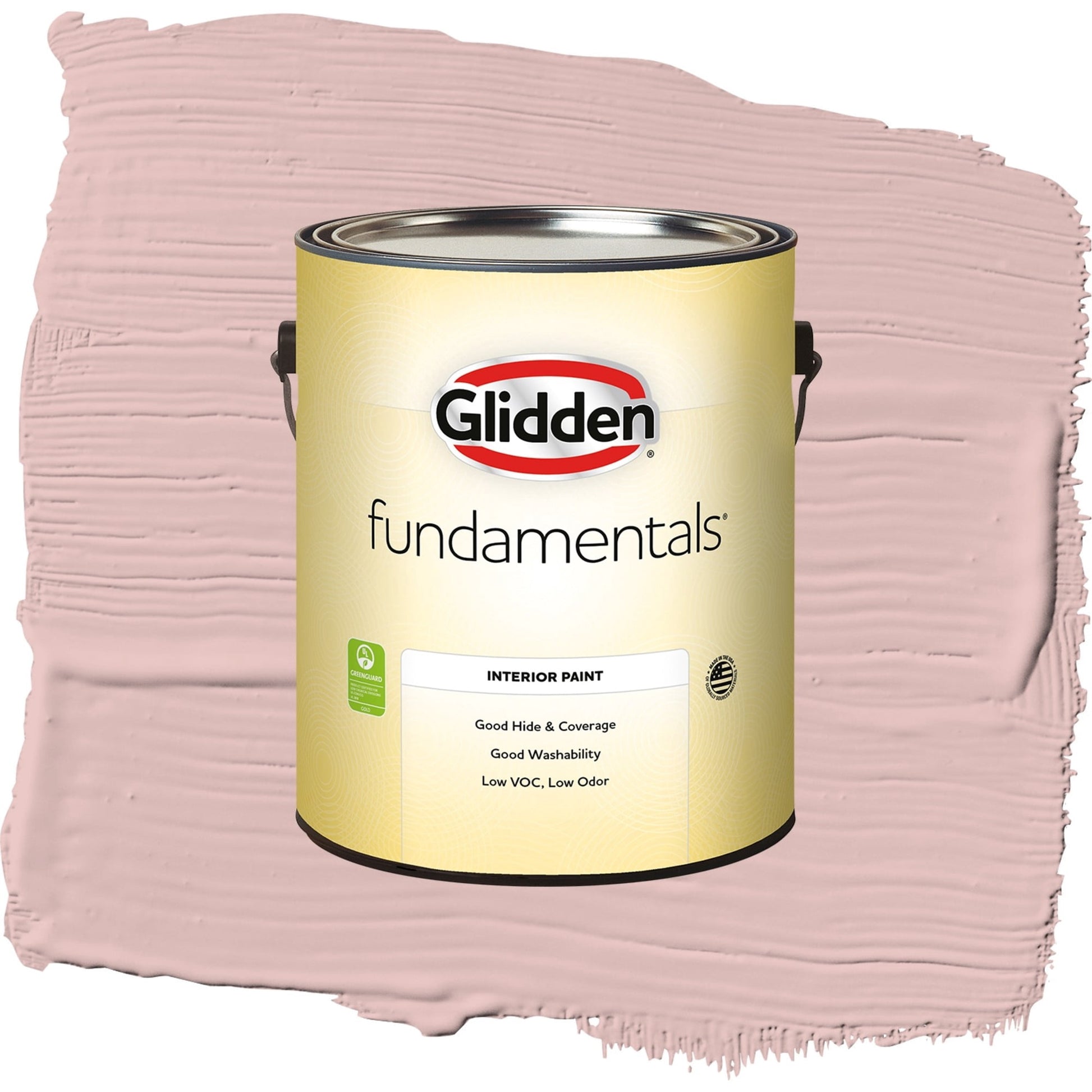 Glidden Fundamentals Strawflower / Pink, Eggshell Interior Paint, 1 Gallon