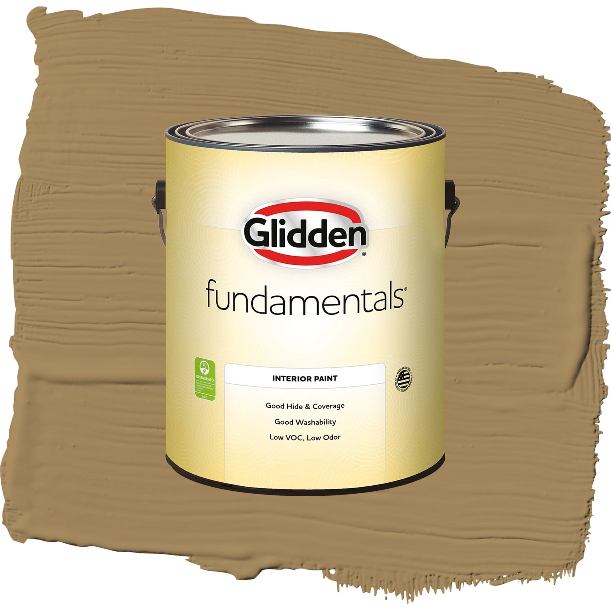 Glidden Fundamentals Timber Beam / Brown, Eggshell Interior Paint, 1 Gallon