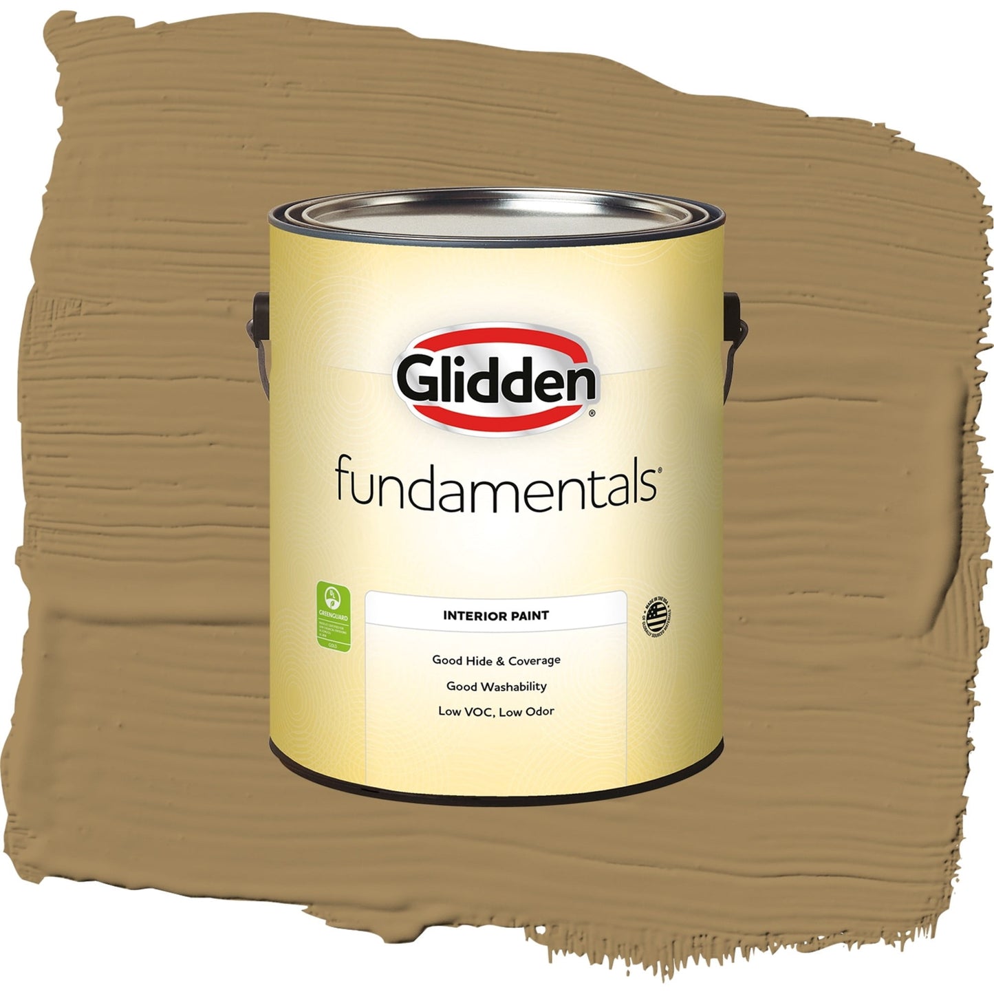 Glidden Fundamentals Timber Beam / Brown, Semi-Gloss Interior Paint, 1 Gallon