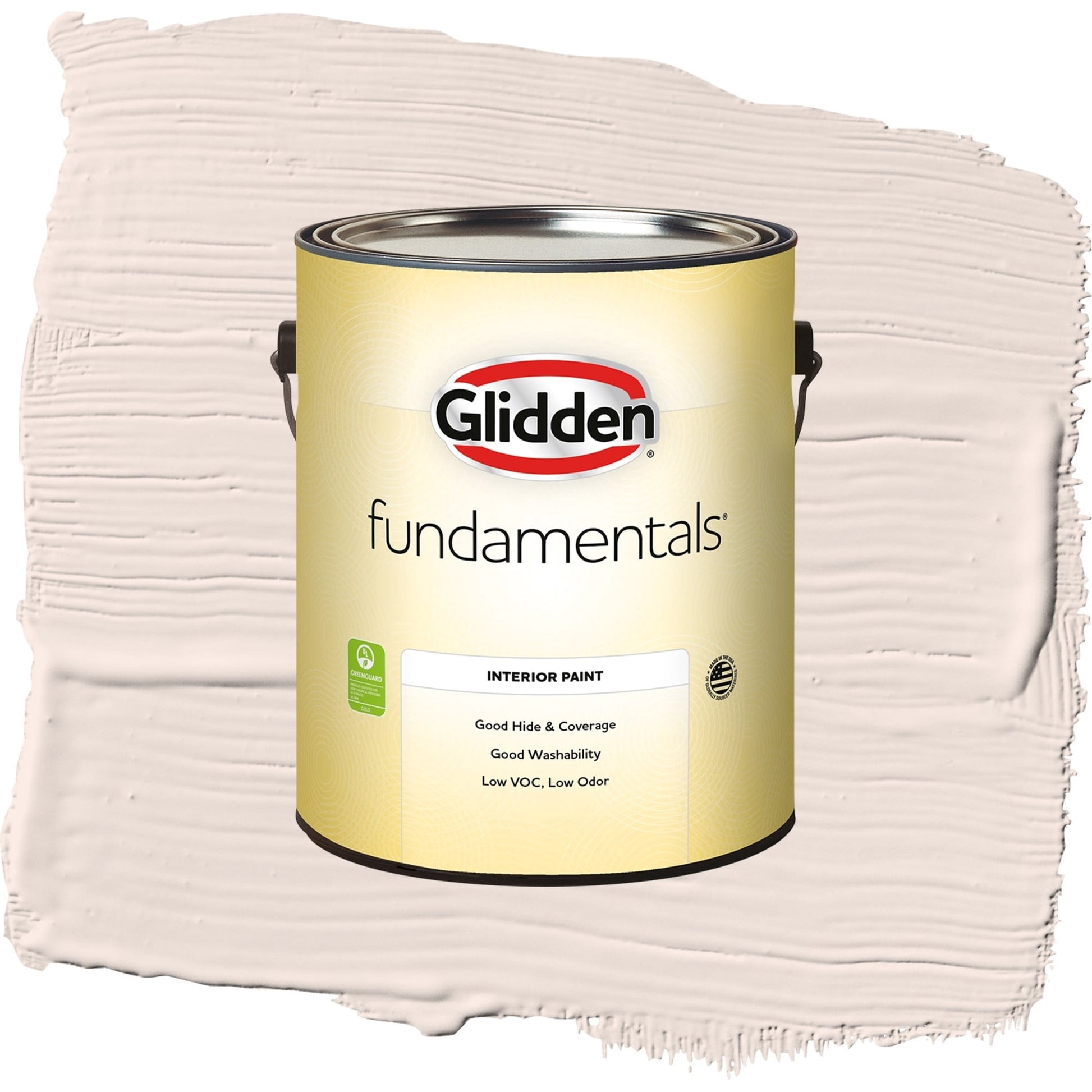 Glidden Fundamentals Touchable / Tan, Semi-Gloss Interior Paint, 1 Gallon