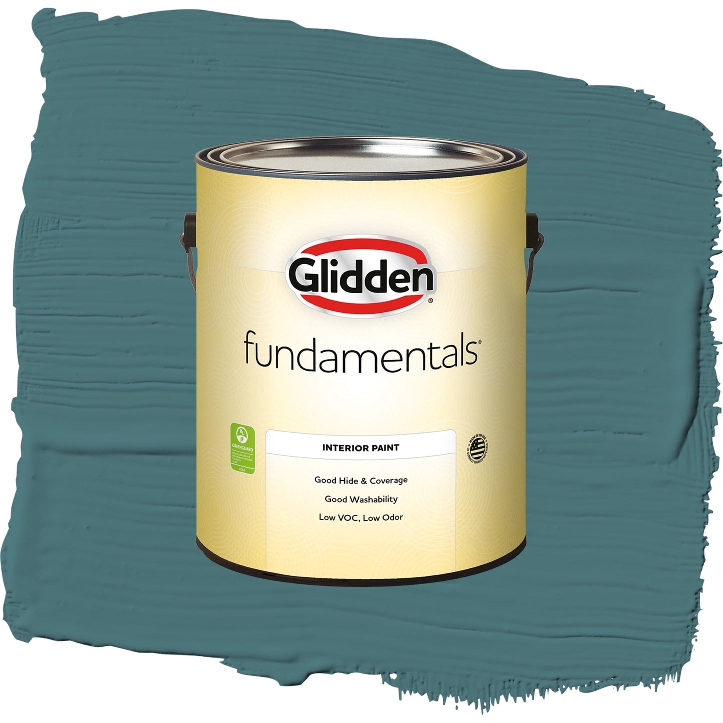 Glidden Fundamentals Vining Ivy / Green, Semi-Gloss Interior Paint, 1 Gallon