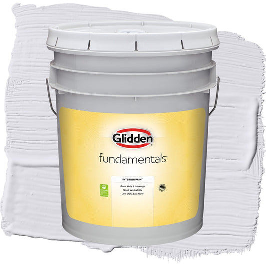 Glidden Fundamentals Violet Echo / Purple, Flat Interior Paint, 5 Gallon