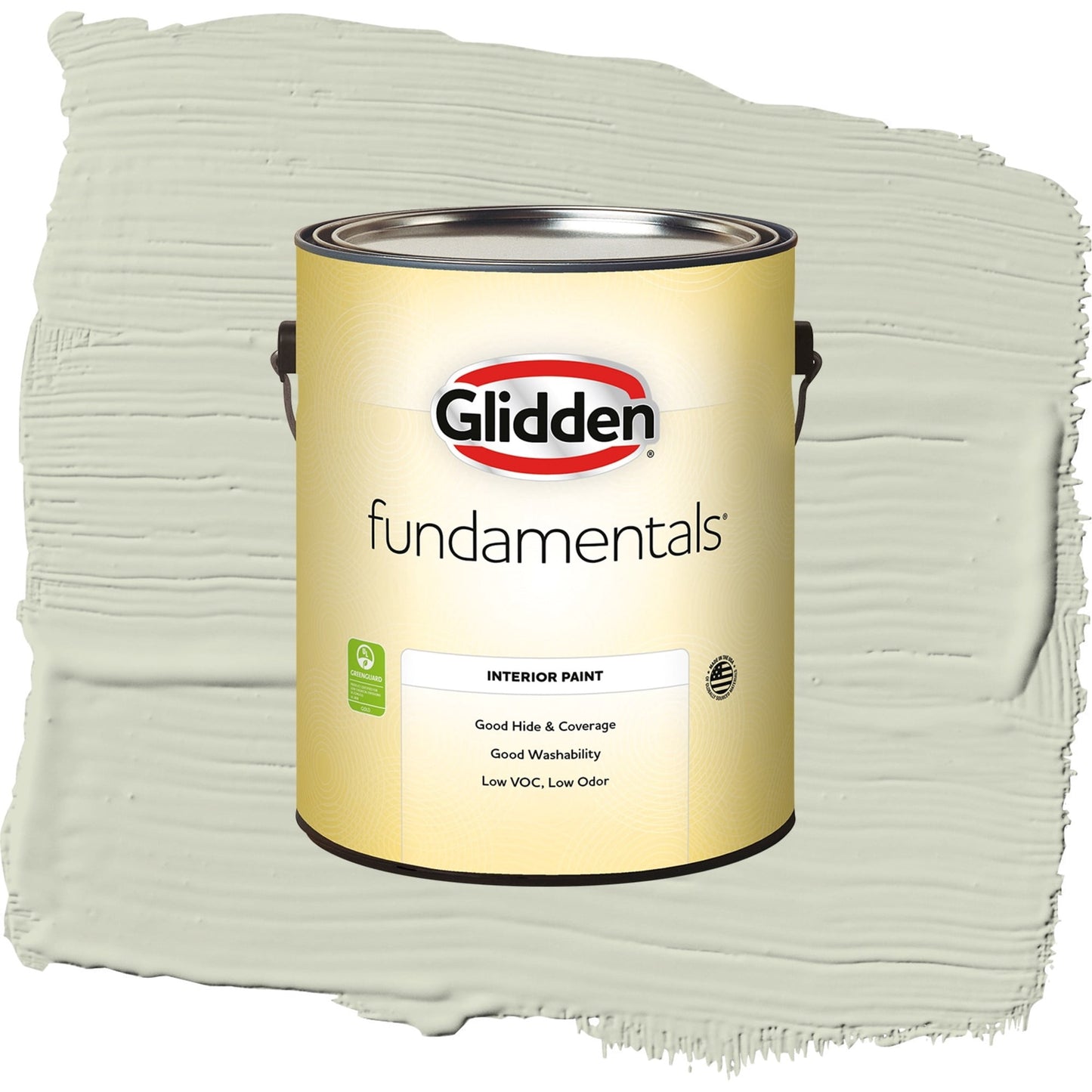 Glidden Fundamentals White Sage / Green, Eggshell Interior Paint, 1 Gallon
