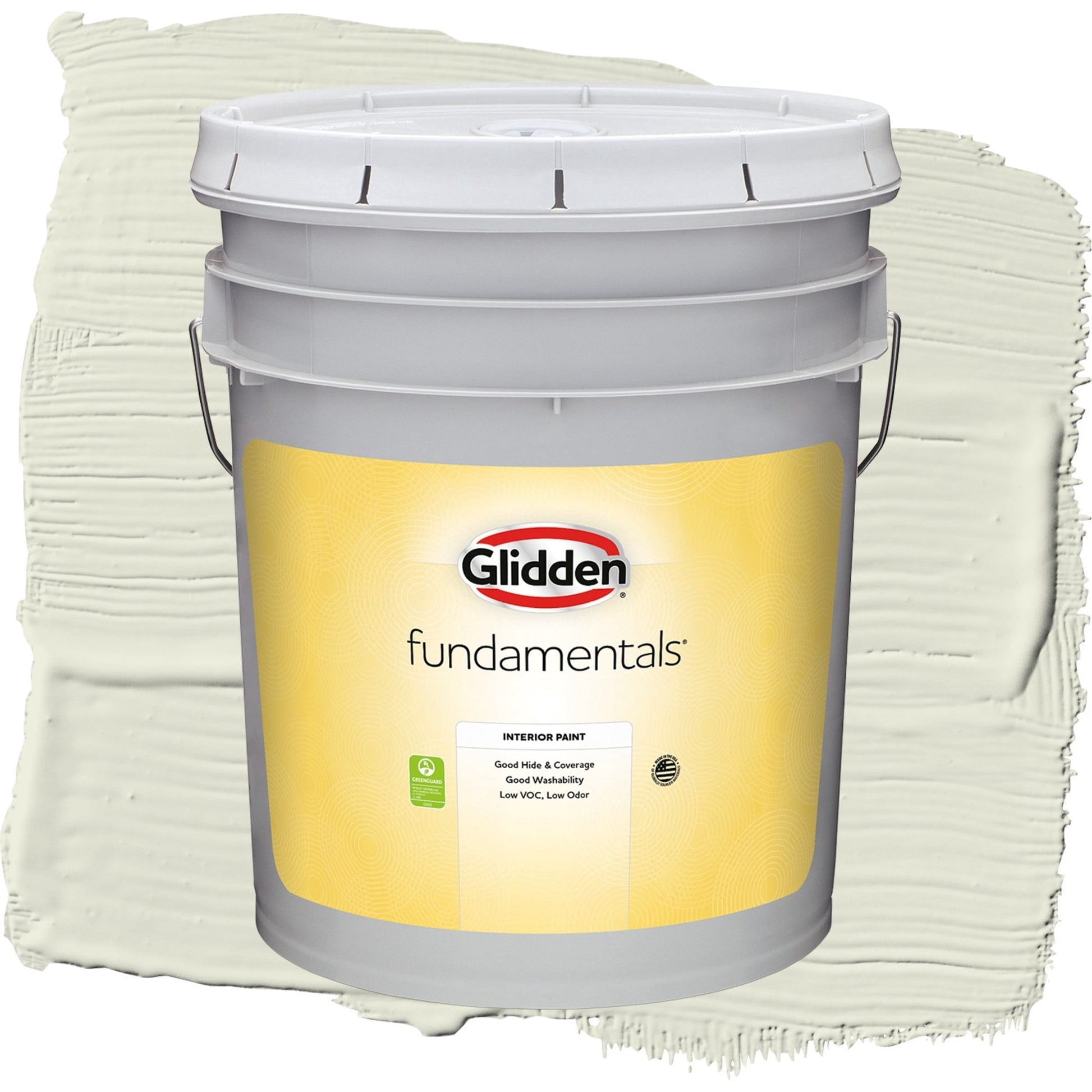 Glidden Fundamentals Wild Wheat / Green, Eggshell Interior Paint, 5 Gallon