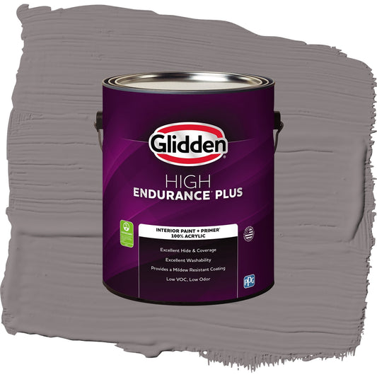 Glidden HEP Pewter Mug / Gray, Semi-Gloss Interior Paint with Primer, 1 Gallon