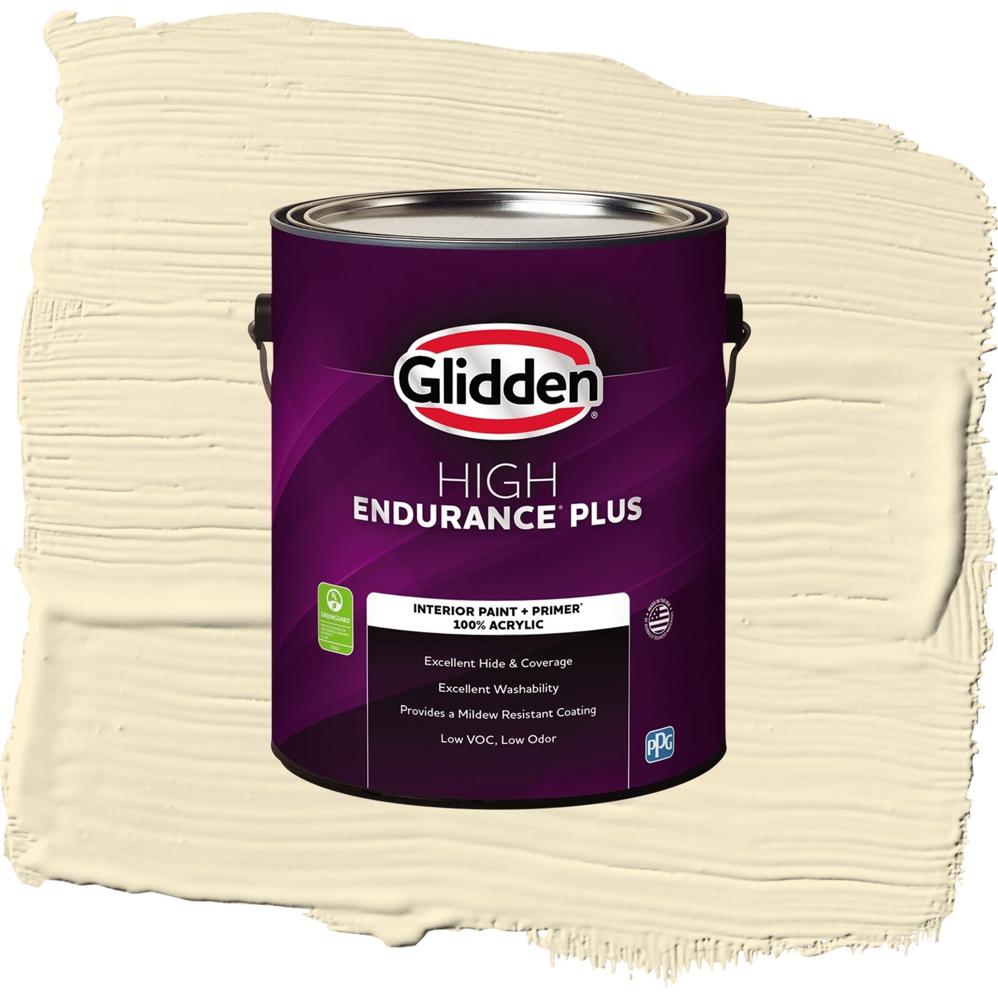 Glidden HEP Soleil / Yellow, Semi-Gloss Interior Paint with Primer, 1 Gallon