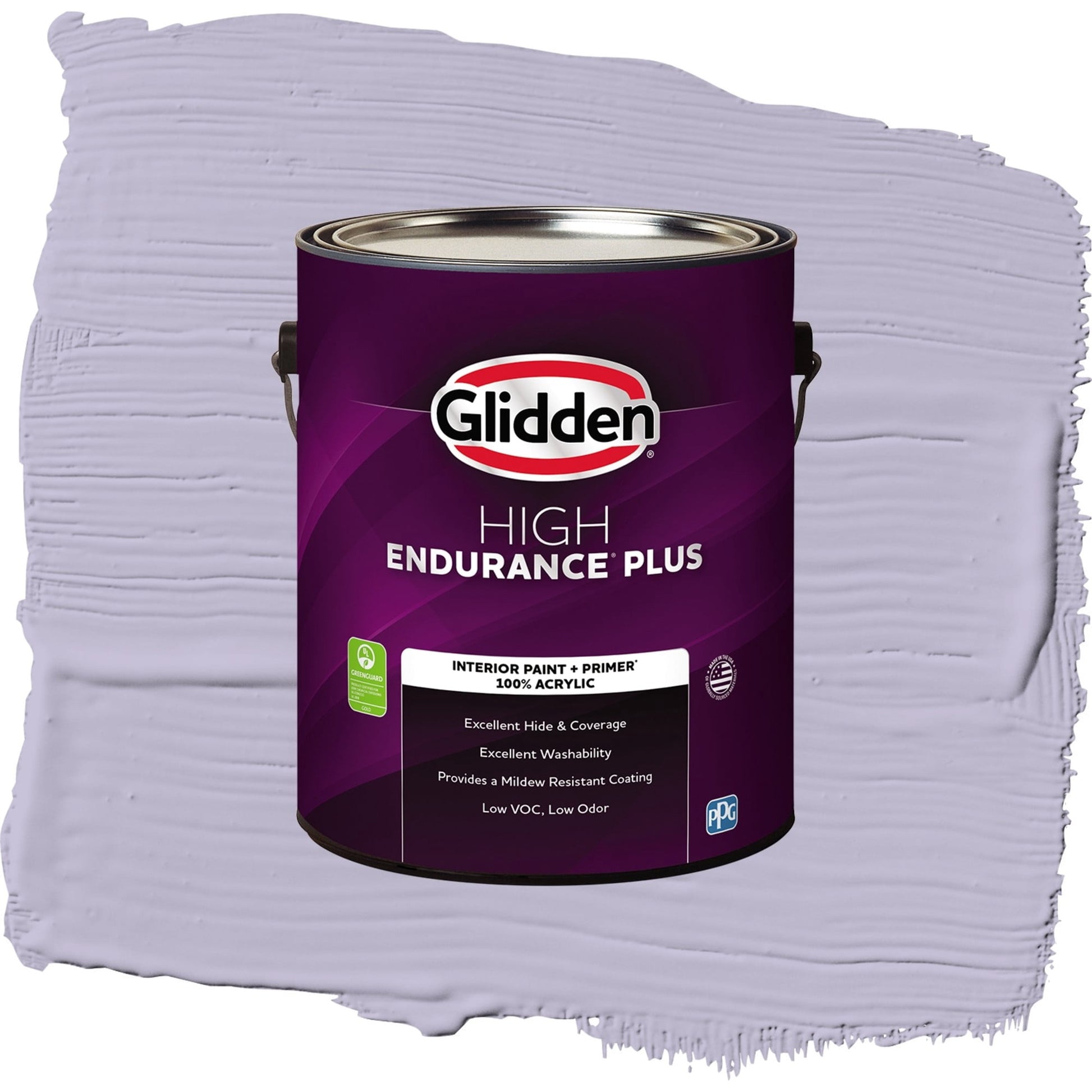 Glidden HEP Wild Lilac / Purple, Semi-Gloss Interior Paint with Primer, 1 Gallon