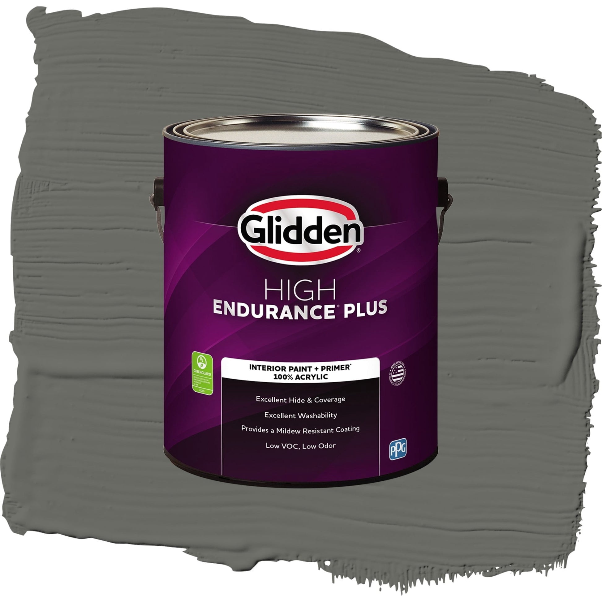 Glidden HEP Armory Interior Paint + Primer Flat , 1 Gallon