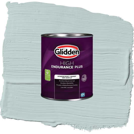 Glidden HEP Babbling Brook / Green, Eggshell Interior Paint with Primer, 1 Quart