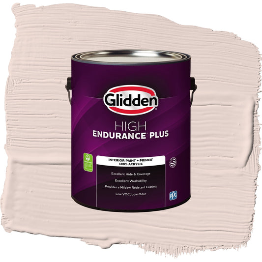 Glidden HEP Blossom Pink Interior Paint + Primer Flat , 1 Gallon