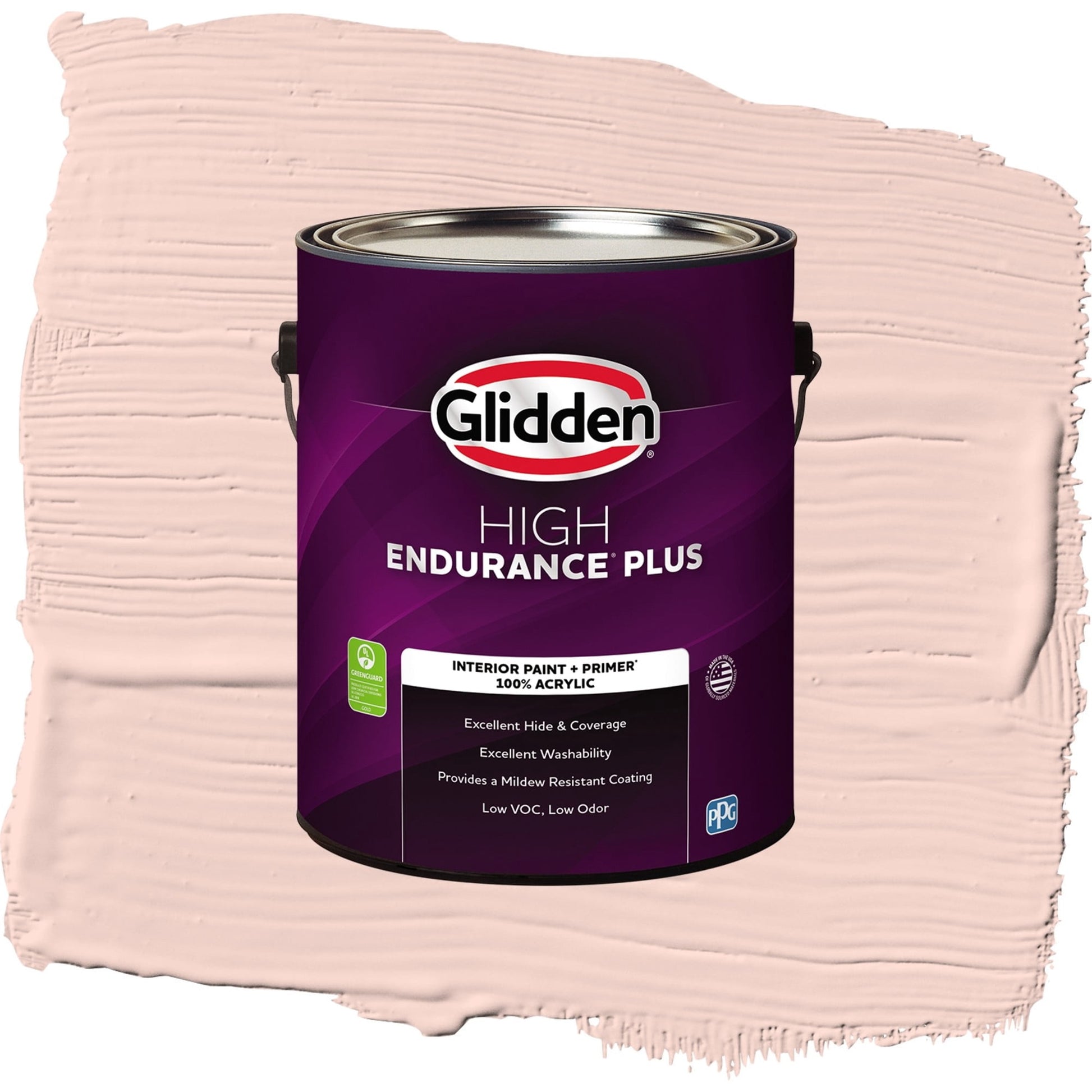 Glidden HEP Cool Cantaloupe Interior Paint + Primer Flat , 1 Gallon