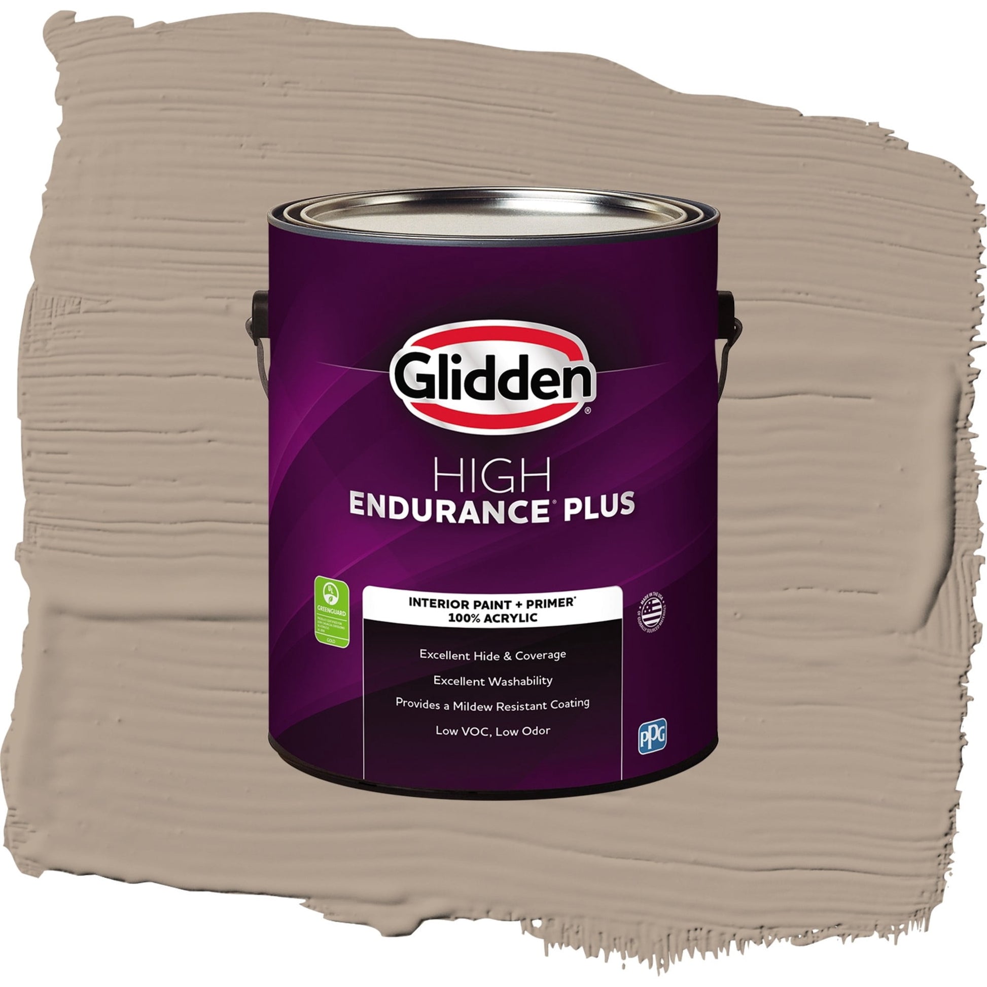 Glidden HEP Cuppa Coffee Interior Paint + Primer Eggshell , 1 Gallon