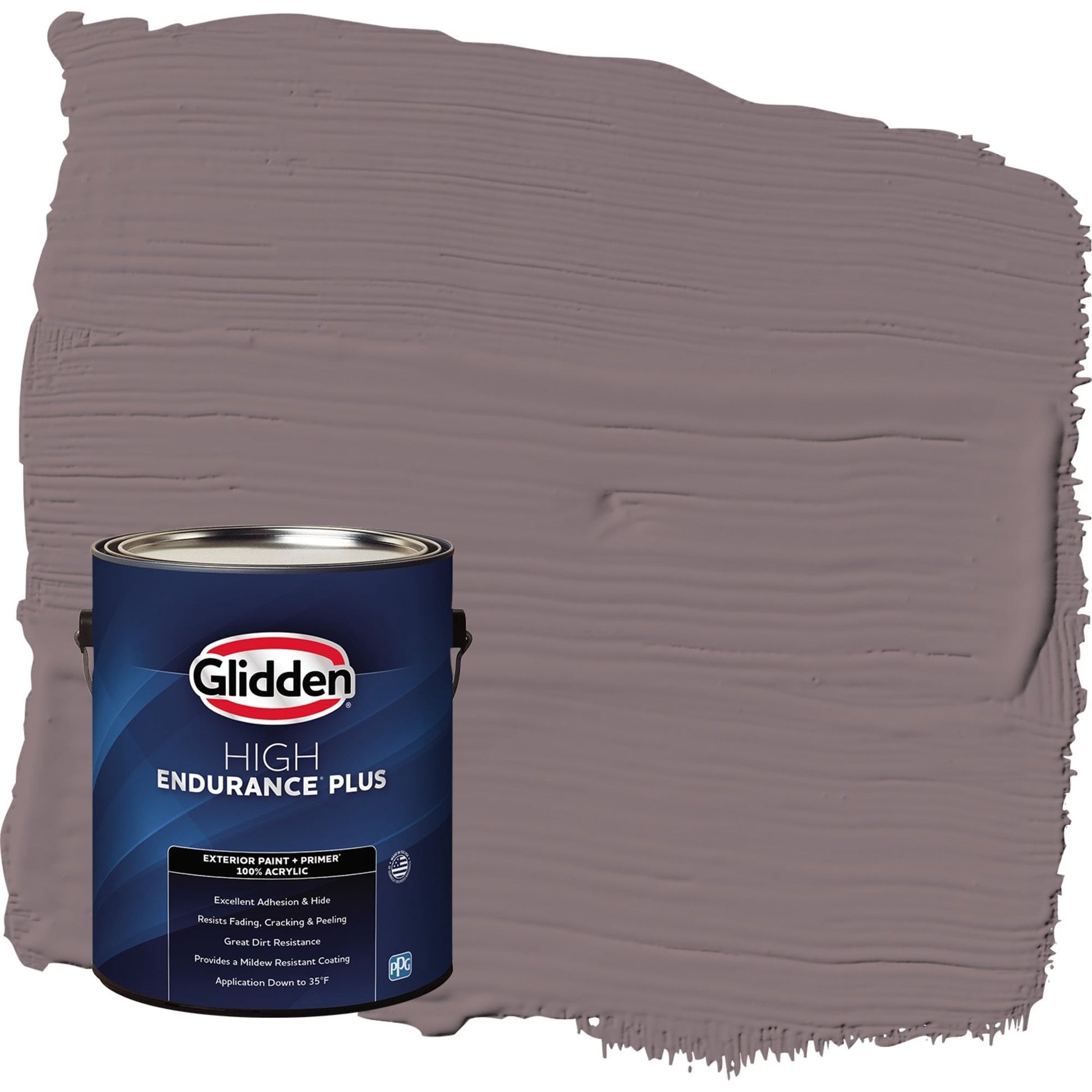 Glidden HEP Choo Choo / Purple Semi-Gloss Exterior Paint with Primer, 1 Gallon