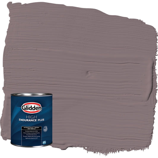 Glidden HEP Choo Choo / Purple Semi-Gloss Exterior Paint with Primer, 1 Quart