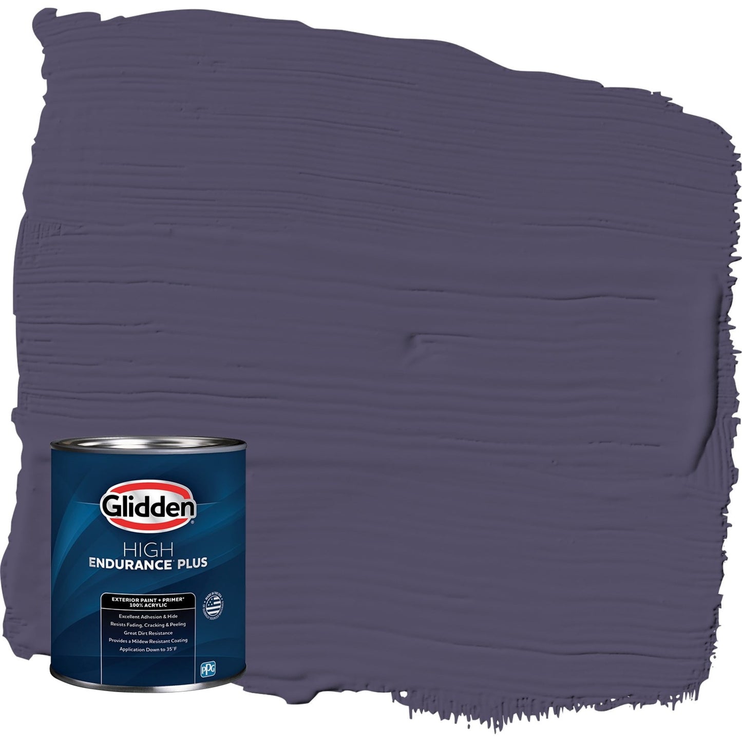 Glidden HEP Magic Spell / Purple Semi-Gloss Exterior Paint with Primer, 1 Quart
