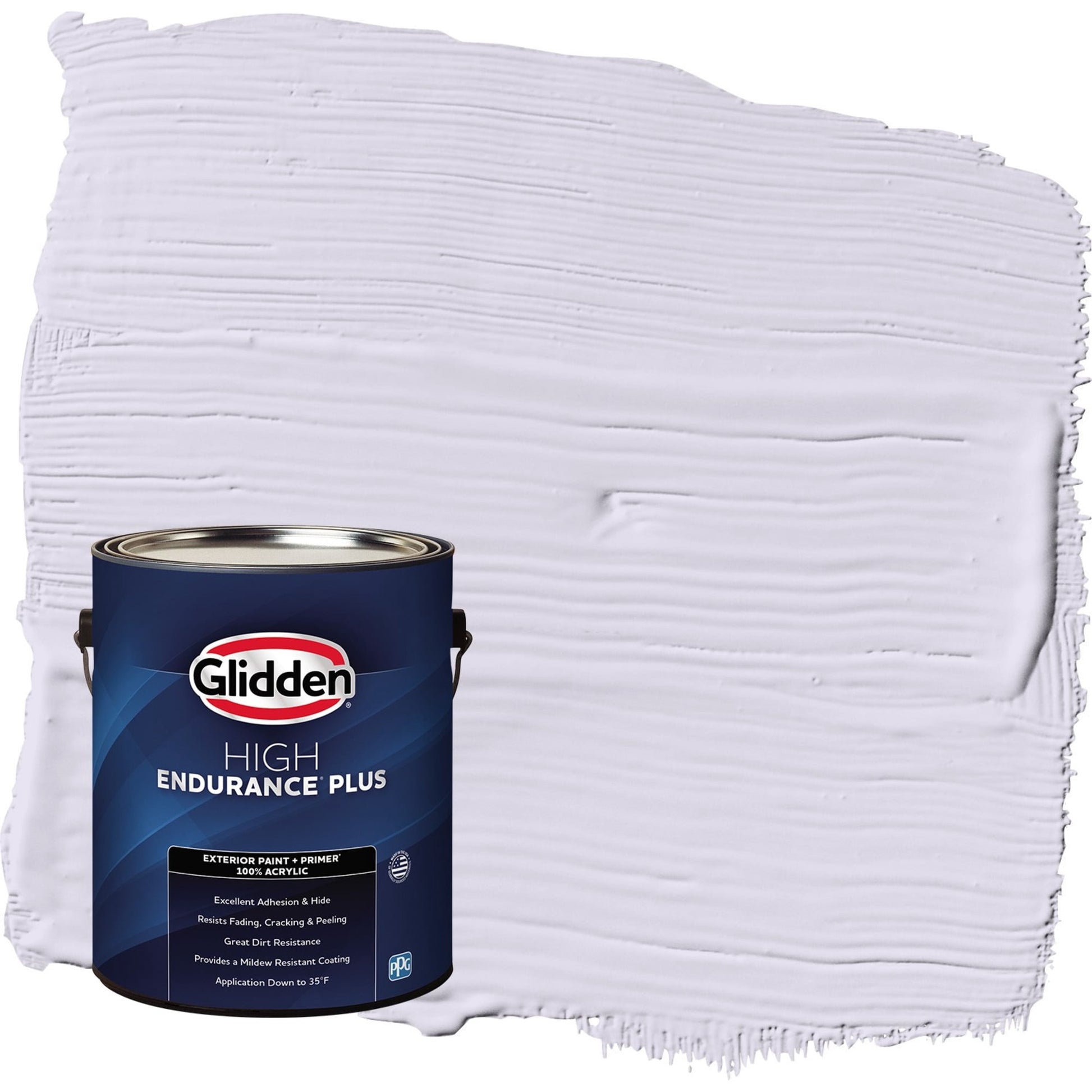 Glidden HEP Misty Violet / Purple Semi-Gloss Exterior Paint with Primer, 1 Gallon