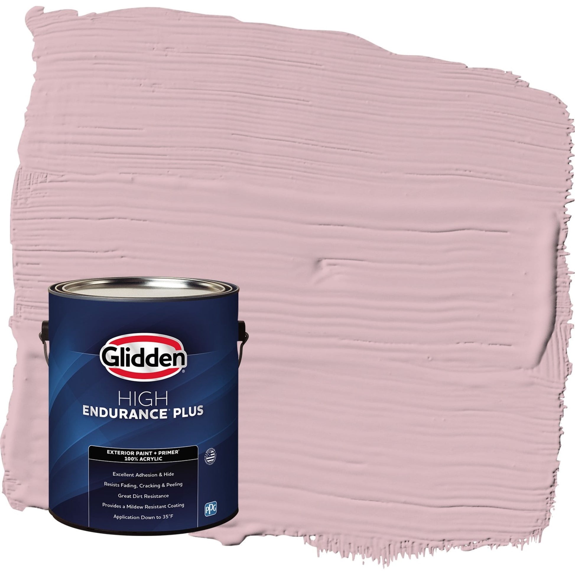 Glidden HEP Nostalgia / Purple Flat Exterior Paint with Primer, 1 Gallon
