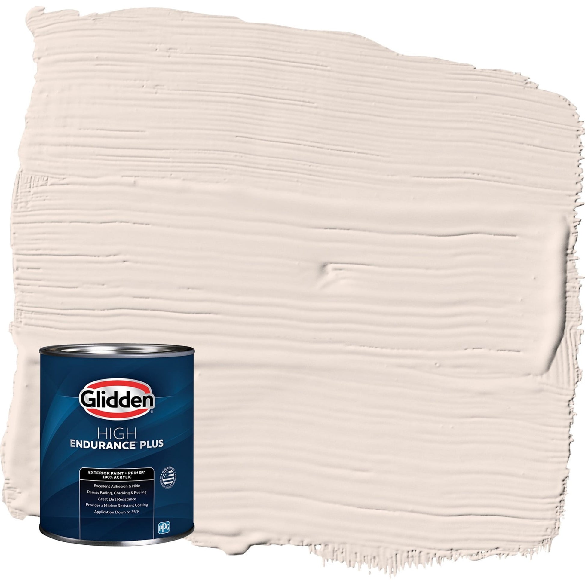 Glidden HEP Sablewood / Orange Satin Exterior Paint with Primer, 1 Quart