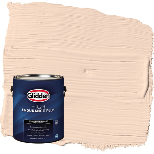 Glidden HEP Sourpatch Peach / Orange Semi-Gloss Exterior Paint with Primer, 1 Gallon