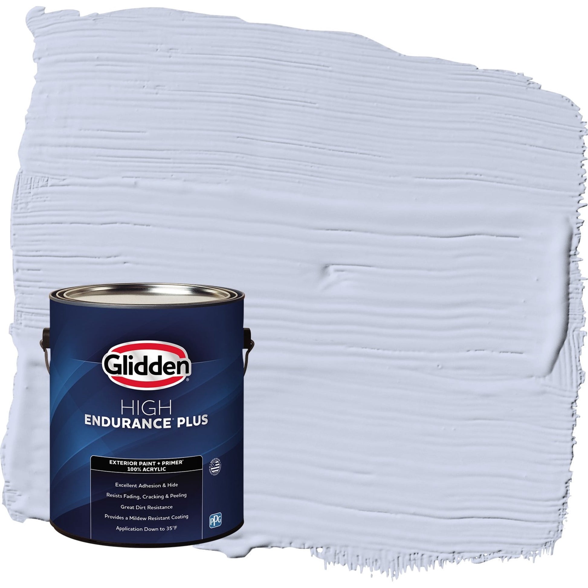 Glidden HEP Sweet Emily / Purple Satin Exterior Paint with Primer, 1 Gallon