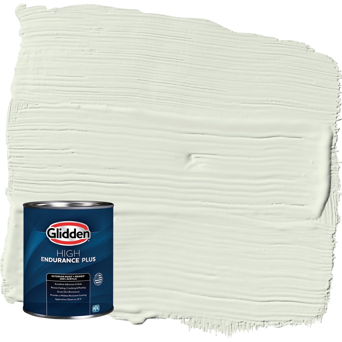 Glidden HEP Touch of Lime / Green Semi-Gloss Exterior Paint with Primer, 1 Quart