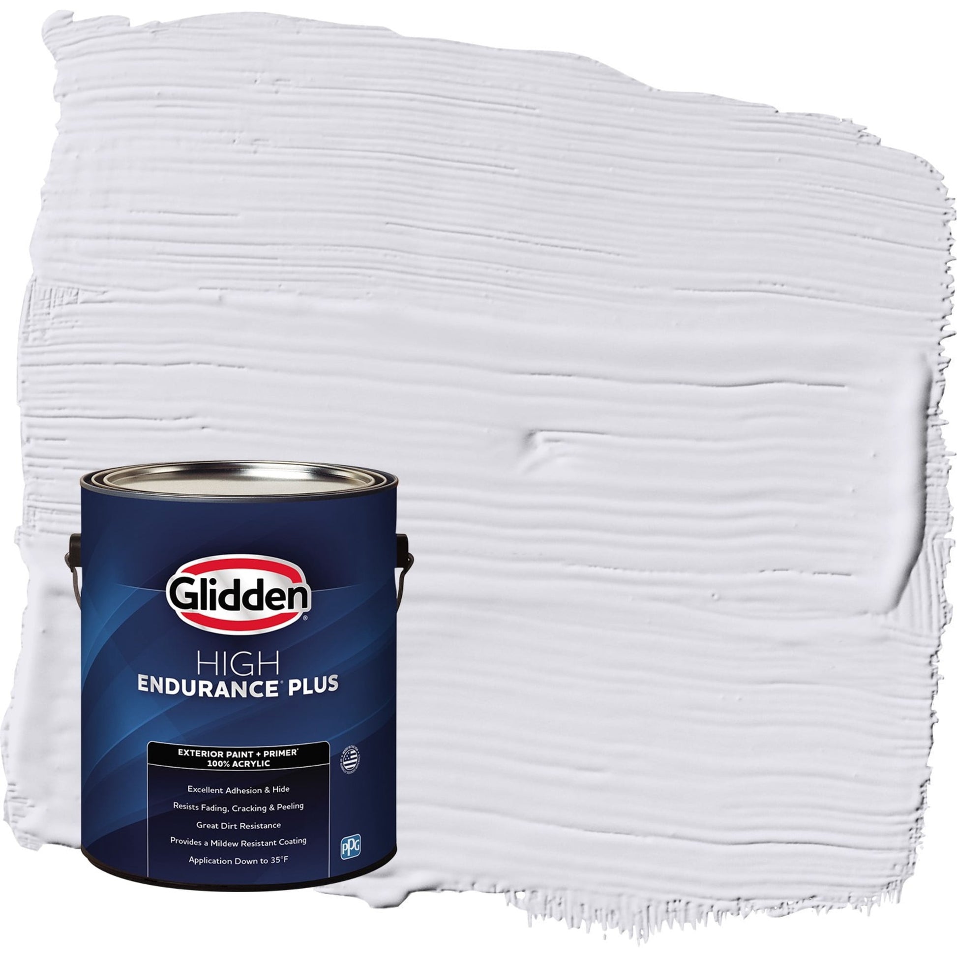 Glidden HEP Violet Echo / Purple Semi-Gloss Exterior Paint with Primer, 1 Gallon