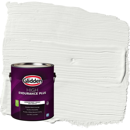 Glidden HEP Grab-N-Go White Semi-Gloss Interior Paint with Primer, 1 Gallon