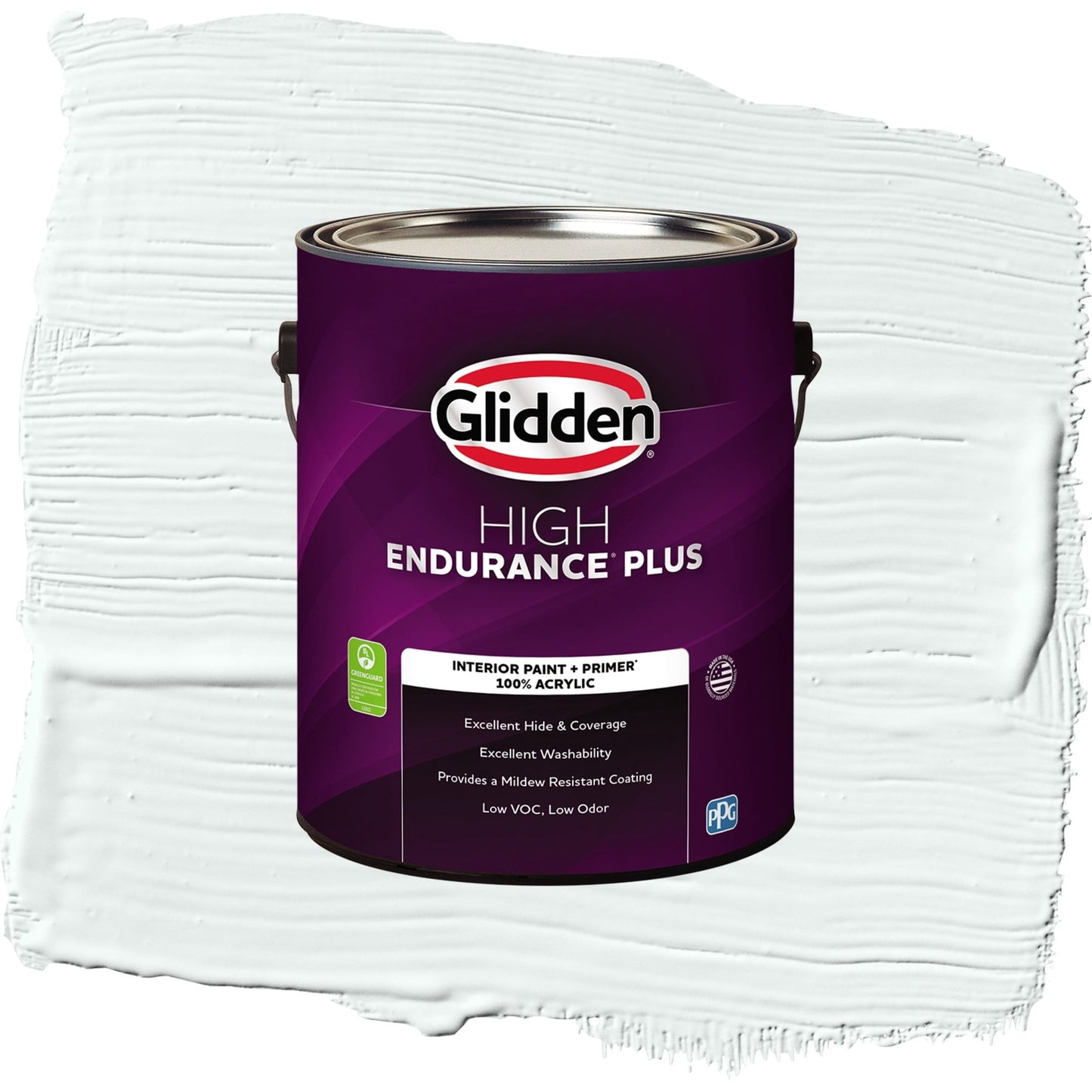 Glidden HEP Ice Castles Interior Paint + Primer Flat , 1 Gallon