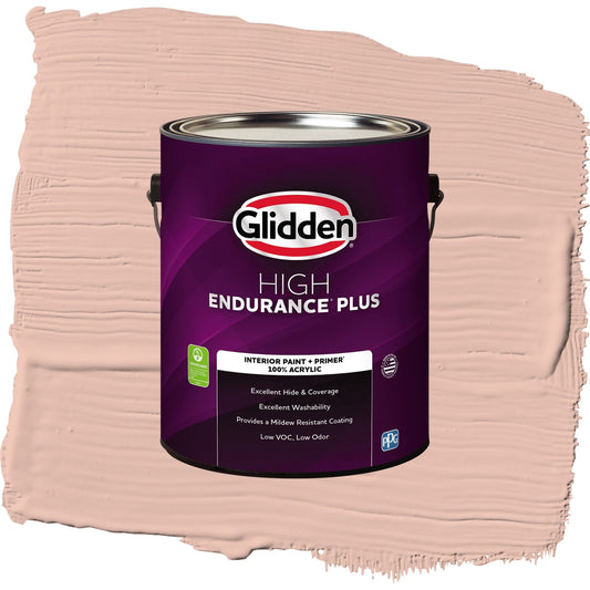 Glidden HEP Adorable / Orange, Eggshell Interior Paint with Primer, 1 Gallon