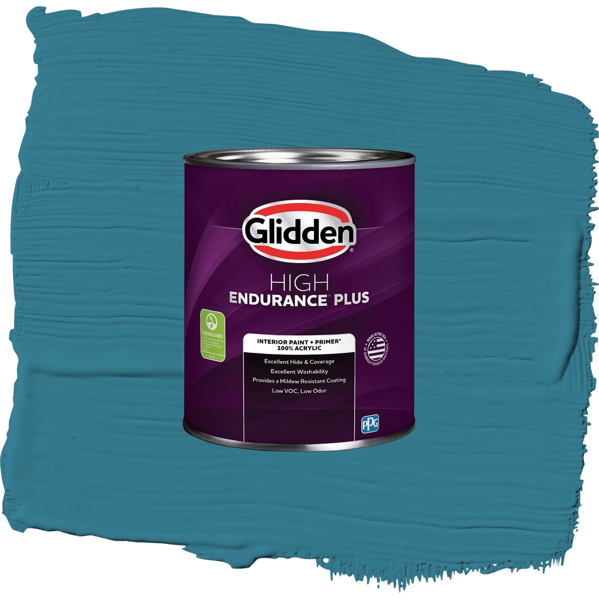 Glidden HEP Adventure / Blue, Eggshell Interior Paint with Primer, 1 Quart