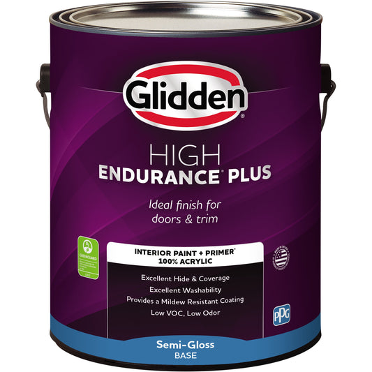 Glidden HEP Tintable Base Semi-Gloss Interior Paint with Primer, 1 Gallon