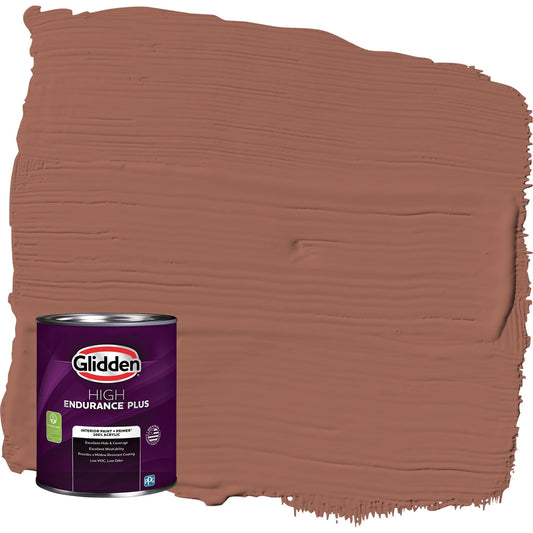 Glidden HEP Pintura Interior Betty MarrÃ³n Manzana/naranja CÃ¡scara de Huevo con ImprimaciÃ³n, 1 Cuarto