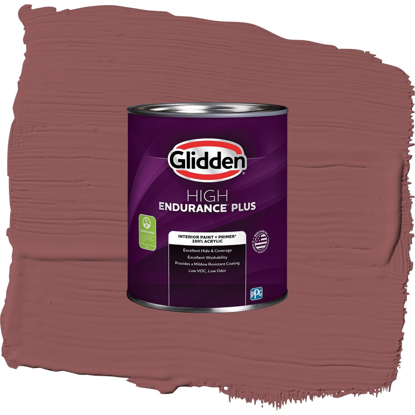 Glidden HEP Barn Door / Red, Semi-Gloss Interior Paint with Primer, 1 Quart