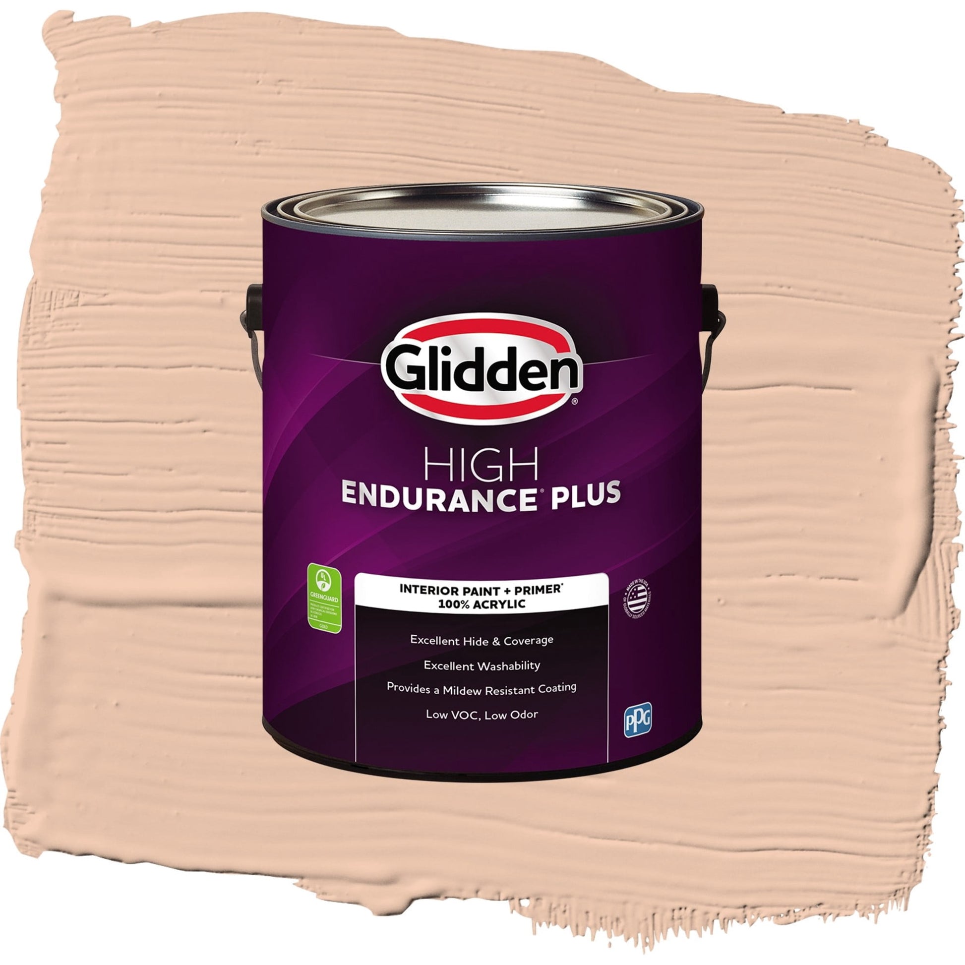 Glidden HEP Beach Vibes / Orange, Eggshell Interior Paint with Primer, 1 Gallon