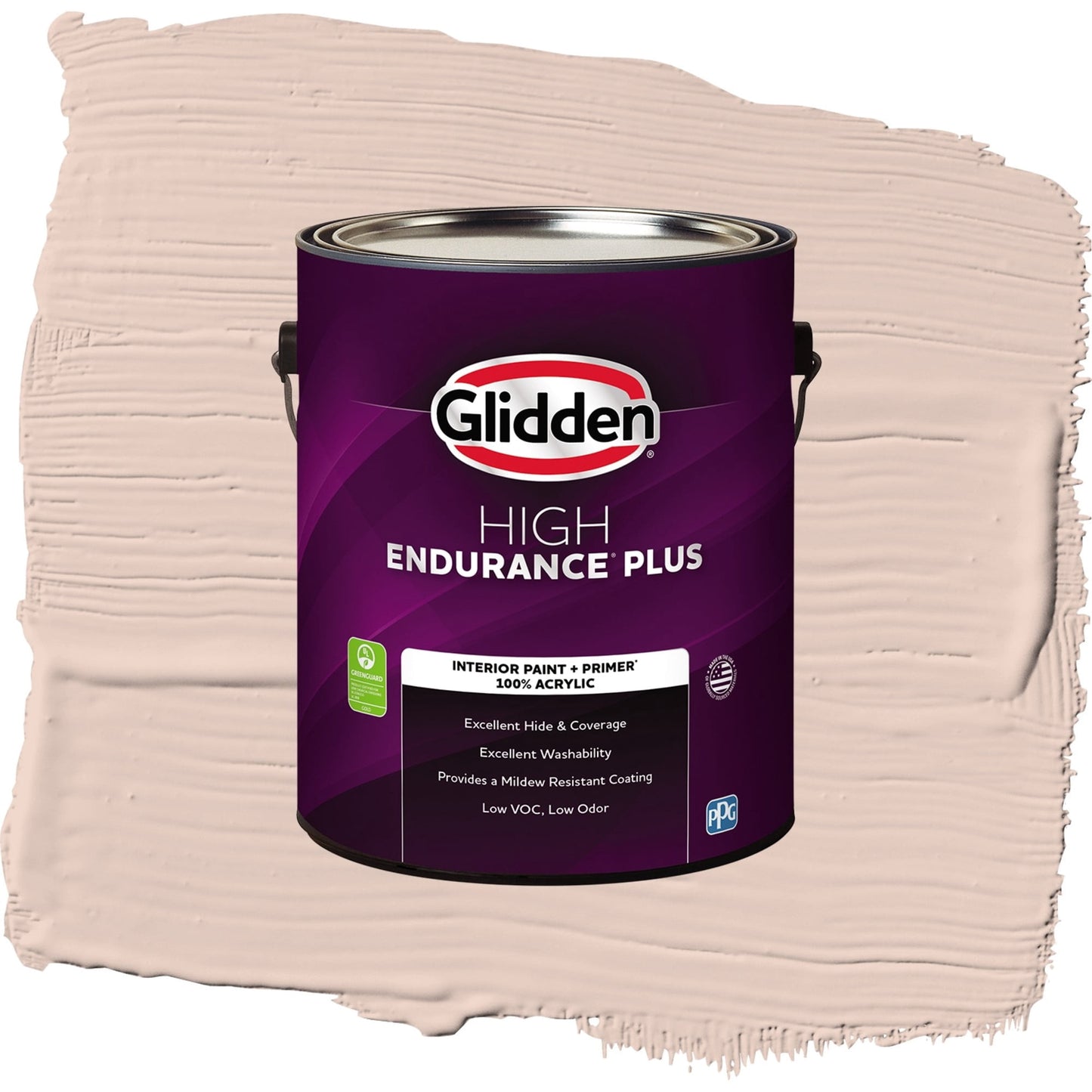 Glidden HEP Belle of the Ball / Pink, Semi-Gloss Interior Paint with Primer, 1 Gallon