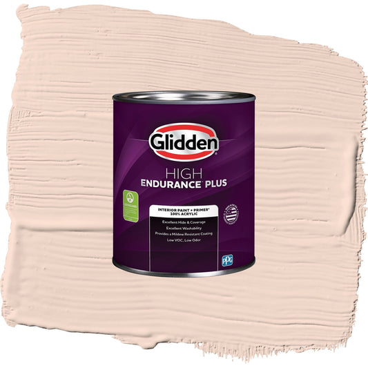 Glidden HEP Blush Beige / Orange, Eggshell Interior Paint with Primer, 1 Quart