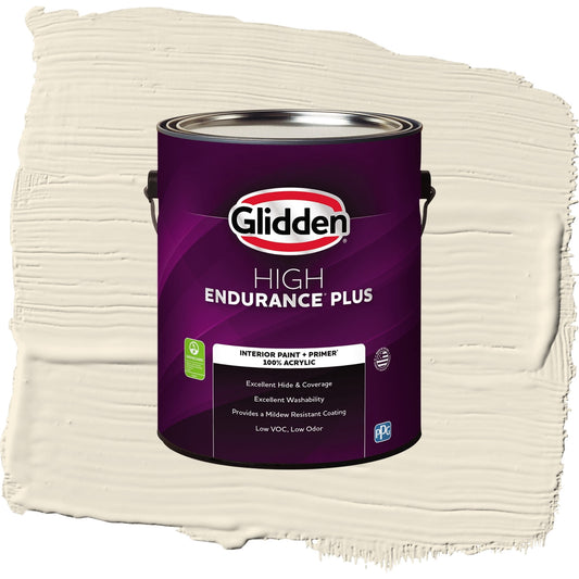 Glidden HEP Brandied Pears / Beige, Flat Interior Paint with Primer, 1 Gallon
