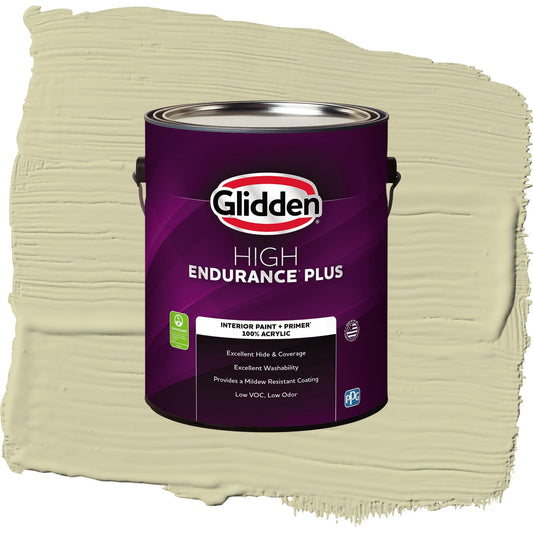 Glidden HEP Canary Grass / Green, Eggshell Interior Paint with Primer, 1 Gallon