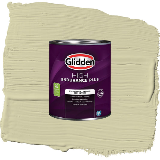 Glidden HEP Canary Grass / Green, Semi-Gloss Interior Paint with Primer, 1 Quart