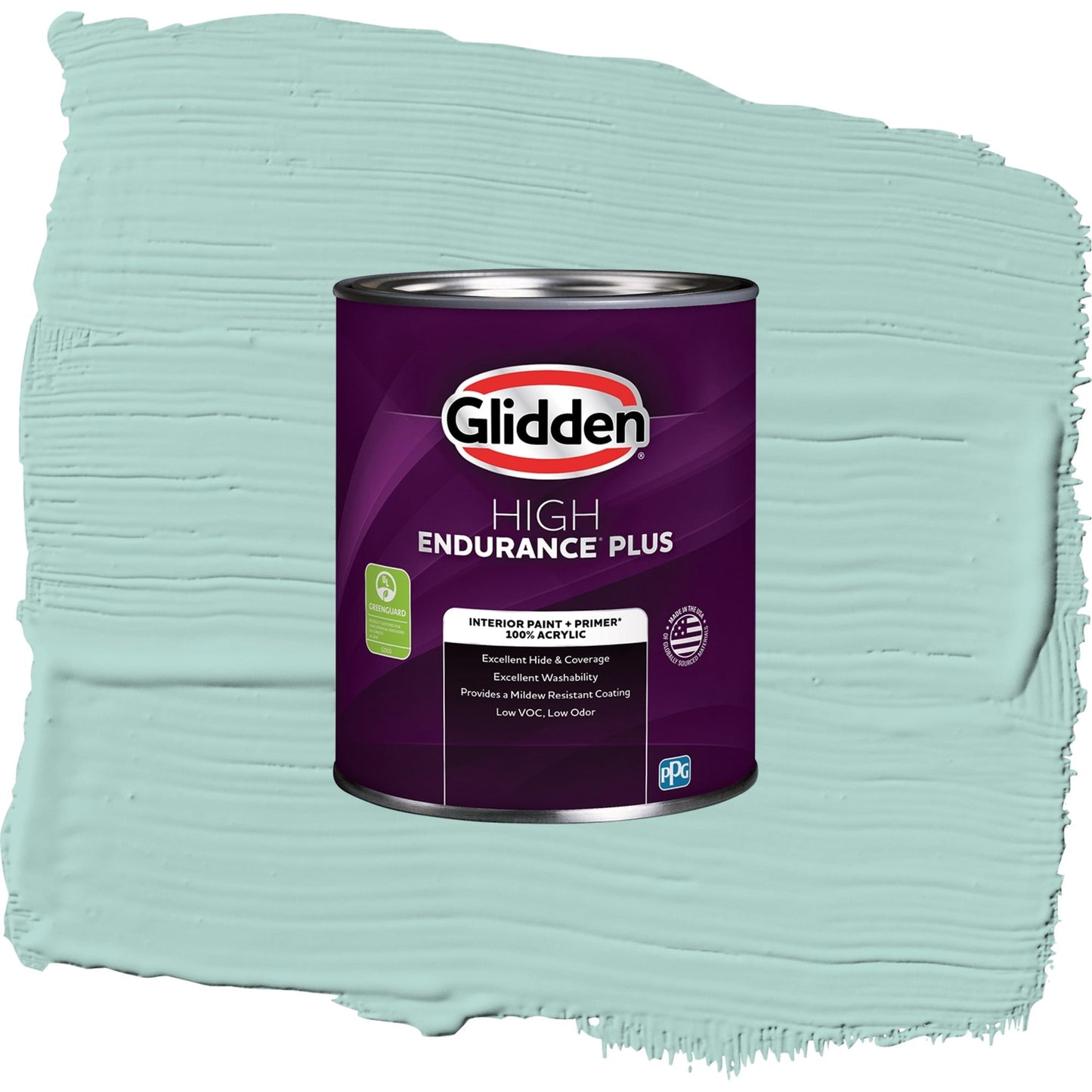 Glidden HEP Cassiopeia / Green, Semi-Gloss Interior Paint with Primer, 1 Quart