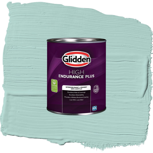 Glidden HEP Cassiopeia / Green, Semi-Gloss Interior Paint with Primer, 1 Quart