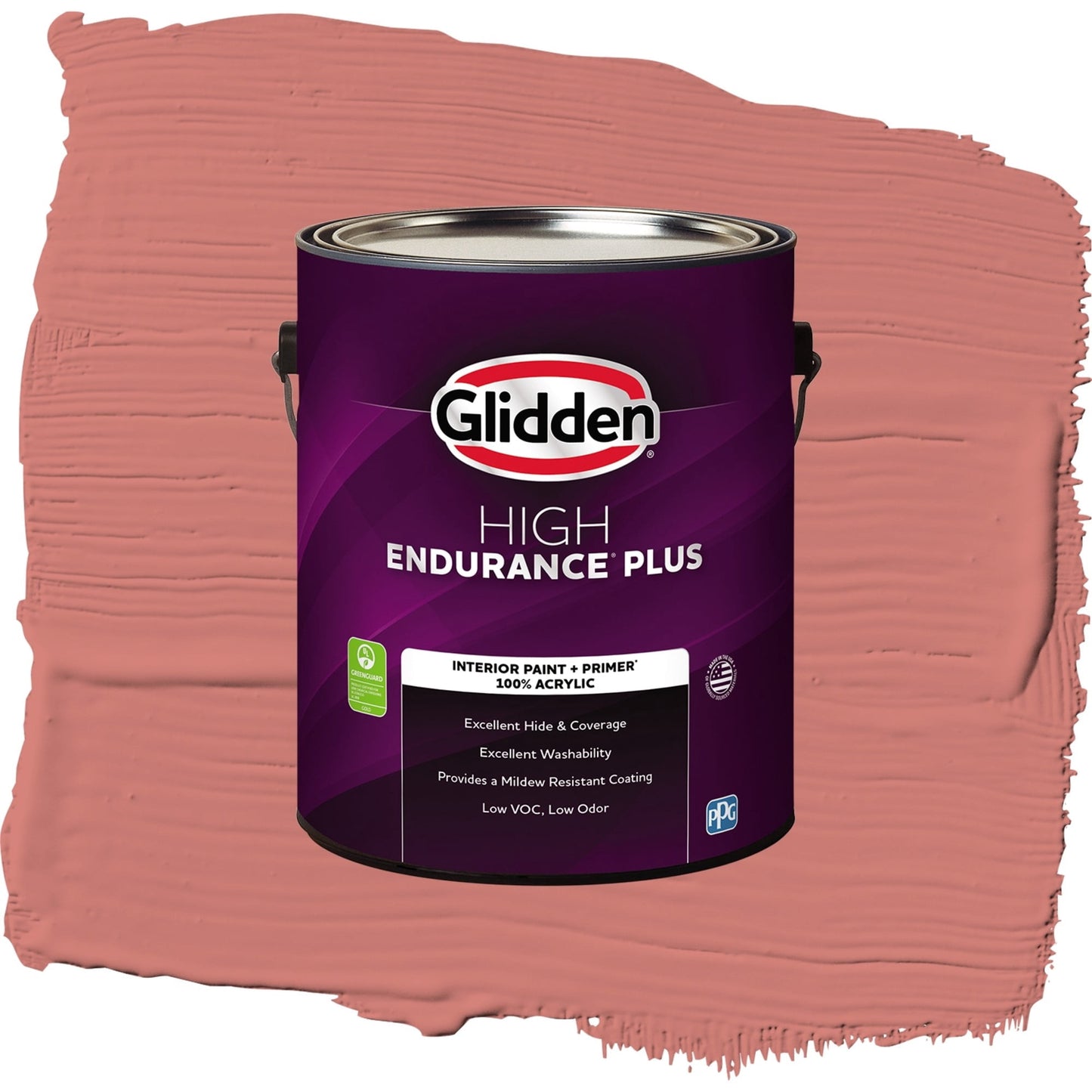 Glidden HEP Chili Pepper / Red, Semi-Gloss Interior Paint with Primer, 1 Gallon