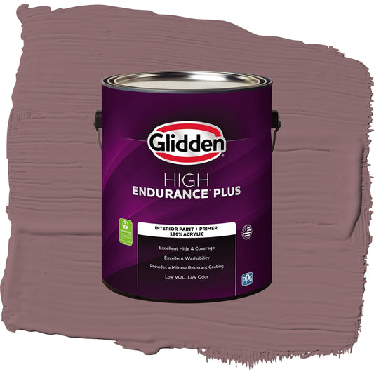 Glidden HEP Chocolate Sparkle / Purple, Semi-Gloss Interior Paint with Primer, 1 Gallon