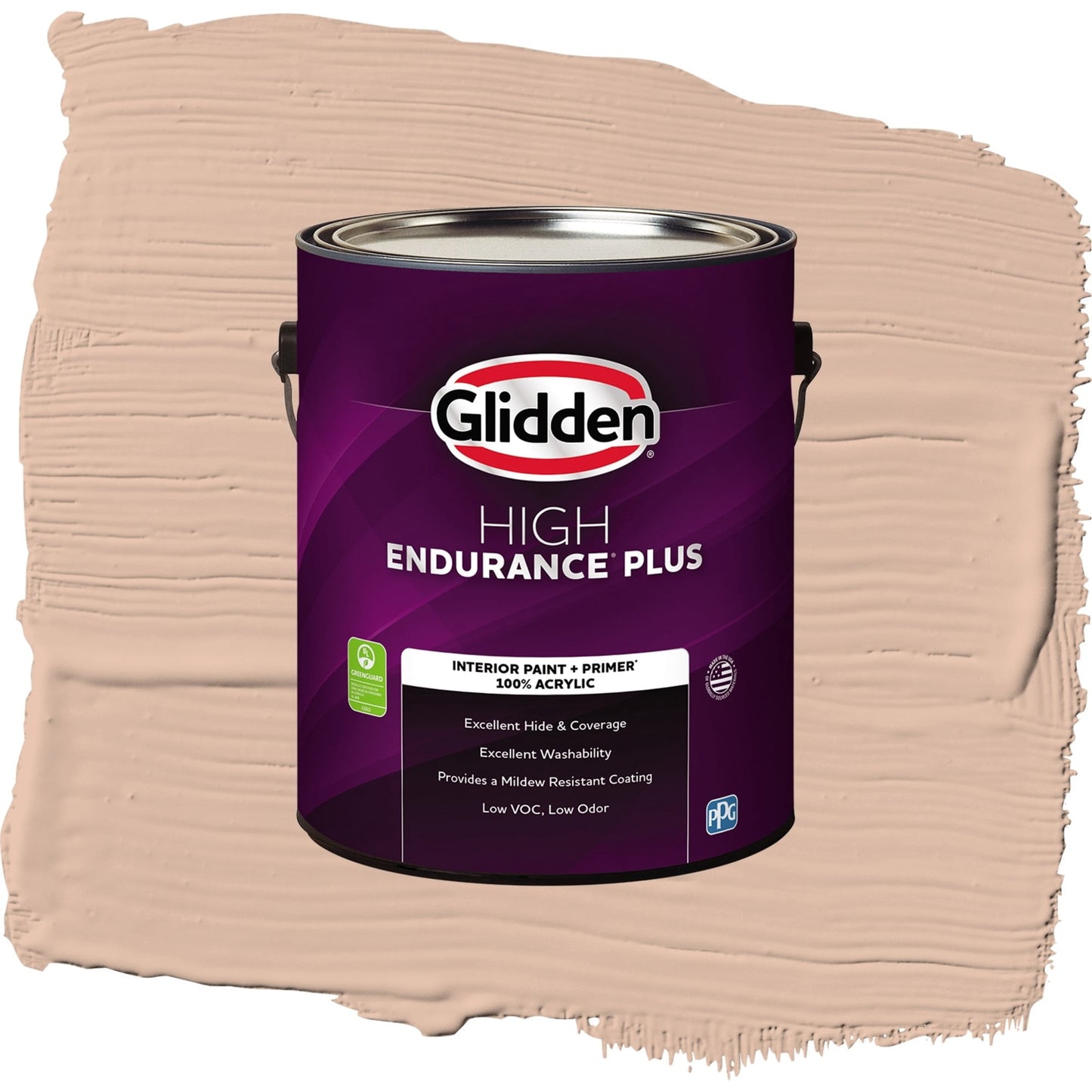 Glidden HEP Cinnamon Ice / Orange, Eggshell Interior Paint with Primer, 1 Gallon