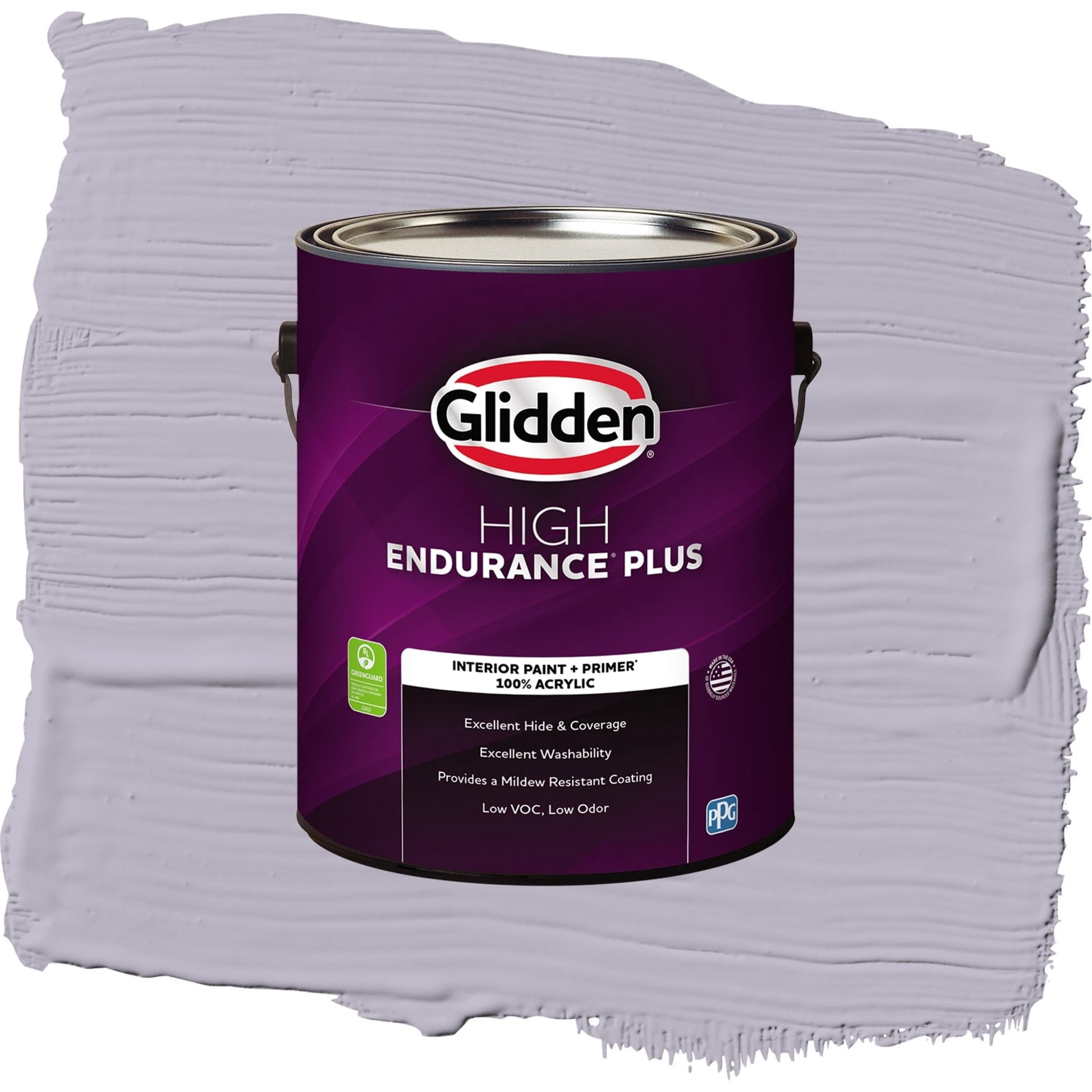 Glidden HEP Cloudberry / Purple, Semi-Gloss Interior Paint with Primer, 1 Gallon